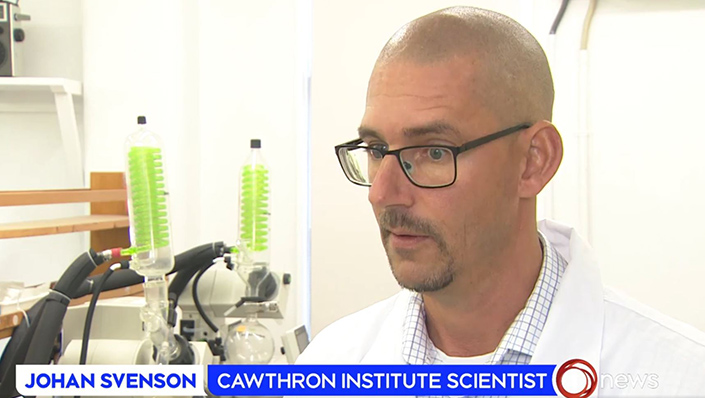 Johan Svenson on TVNZ 1