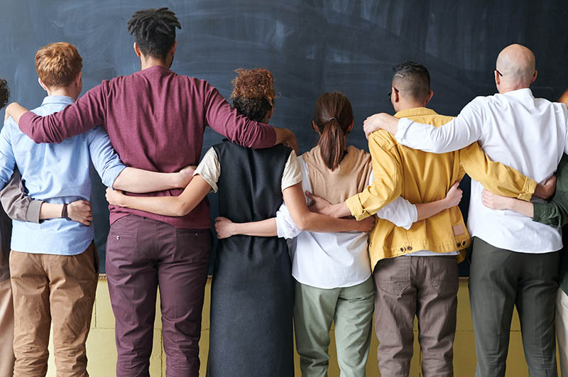 diverse group of people