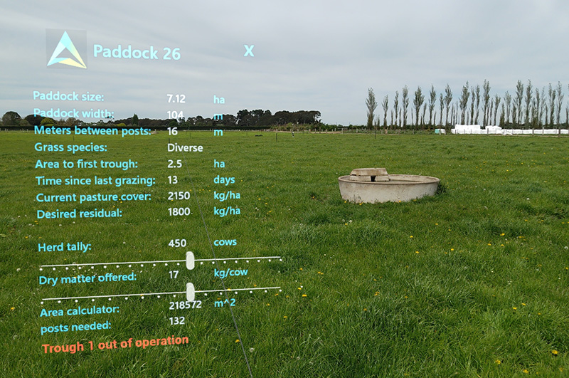 AR on farm paddock