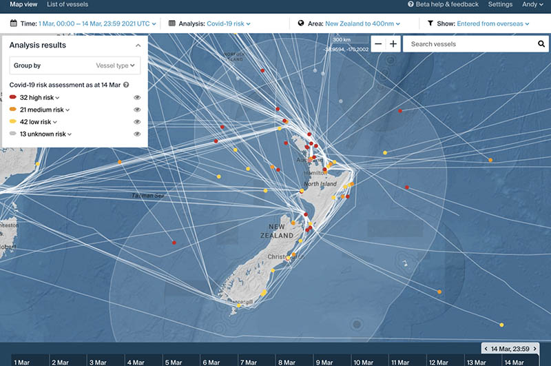 Starboard Marine Intelligence display