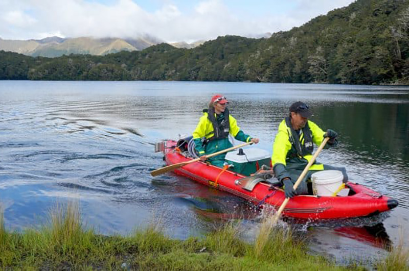 Dr Susie Wood and Dr Marcus Vandergoes