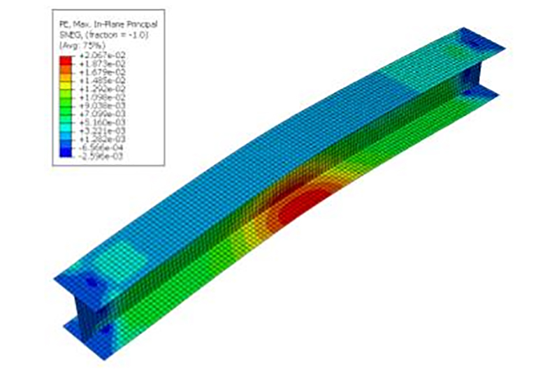 Steel behaviour in a fire