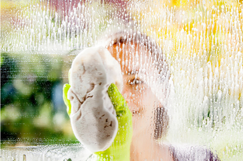 washing windows