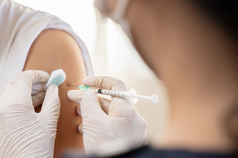 Receiving an injection