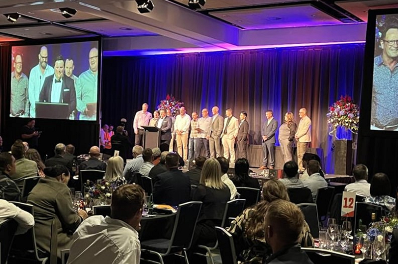 WSP team receiving award