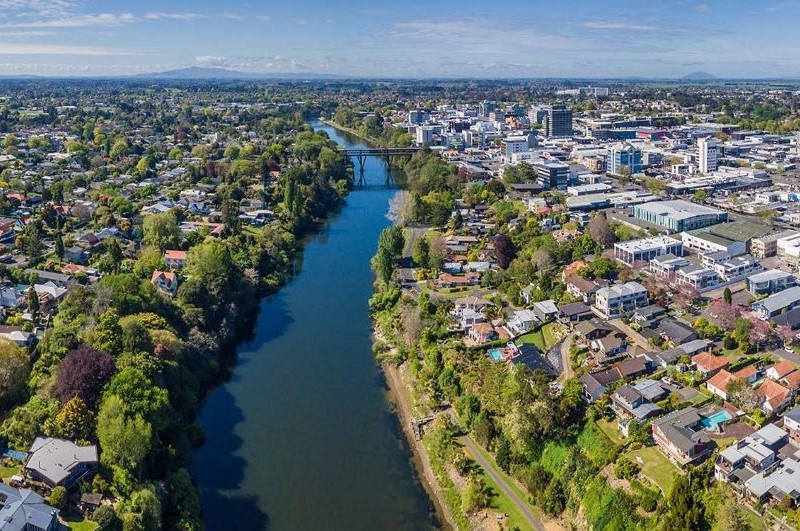 aerial view of Christchurch