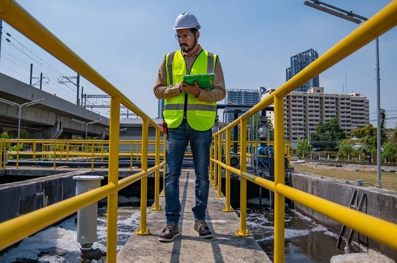 inspecting waste water