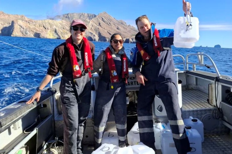 Courtney Moir, Karthiga Kumanan and Nick Hearn