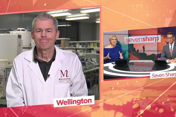 Graham Le Gros on Seven Sharp