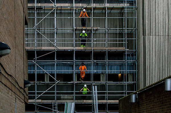 city building under construction