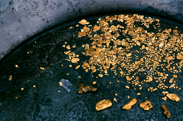 alluvial gold