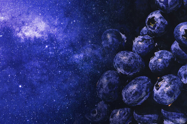galaxy to blueberries