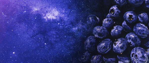 galaxy to blueberries