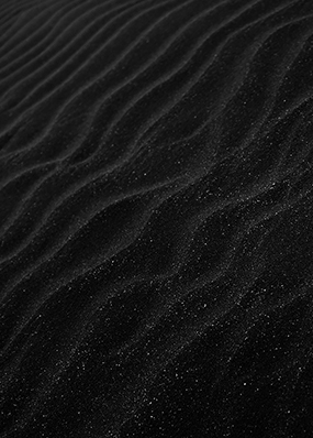 black sand