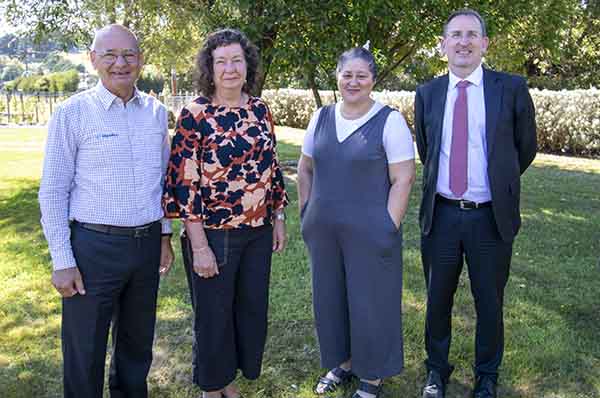 John Bright, Wendy Larner, Cynthia Kiro, John McDermott