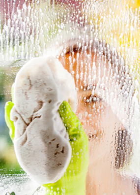 washing windows