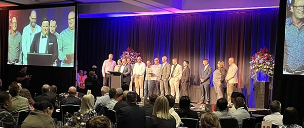 WSP team receiving award