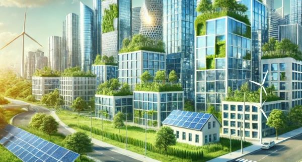 Future green city - AI image