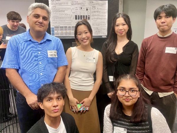 Dr Hafez Taheri with students