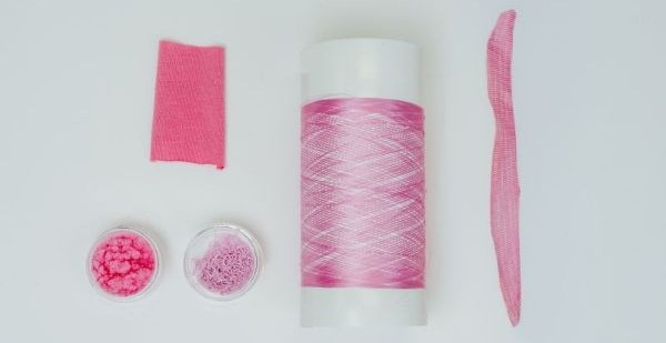 re-spun waste fibre